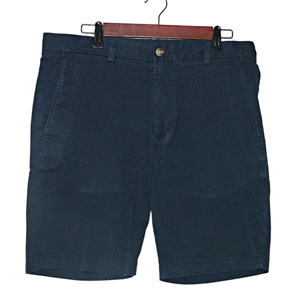 Vineyard Vines Mens Shorts Breaker Short Navy Blue Sz 33 Pockets Cotton Chinos